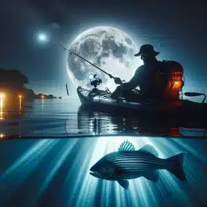Secrets of the Dark: Kayak Fishing for Stripers at Night